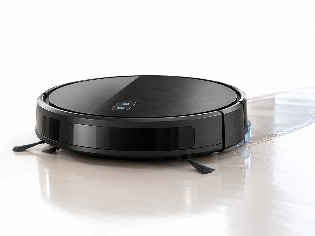 Cecotec Conga M10 Advance Aqua Pro aspirando suciedad del suelo